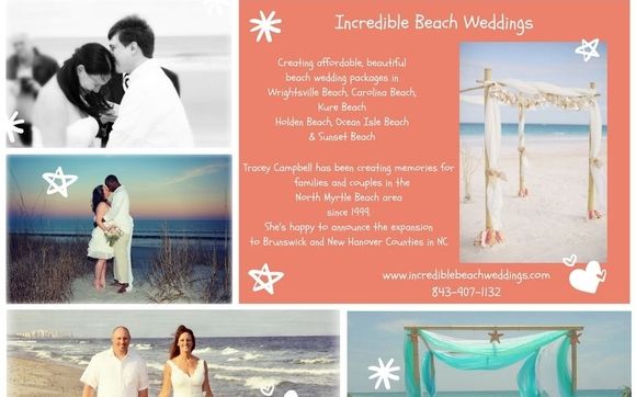 Beach Wedding Packages By Incredible Beach Weddings In