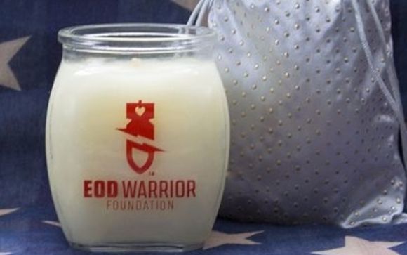 EOD Military Fundraiser candle by Orchard Harvest Candles