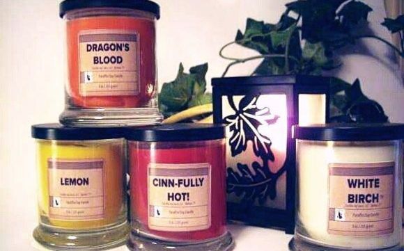 Hand Poured Soy Blend Candles by White Oak Candle Co. 