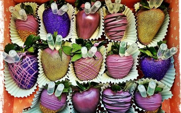 Tipsy Chocolate Covered Strawberries by Strawberry 23
