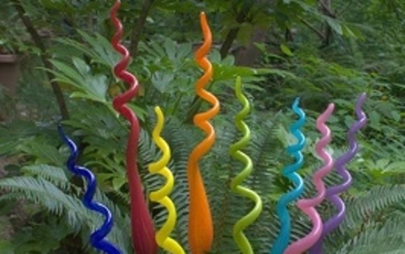 Glass Yard Art by Oberini Glass by The Terry Janis Collection
