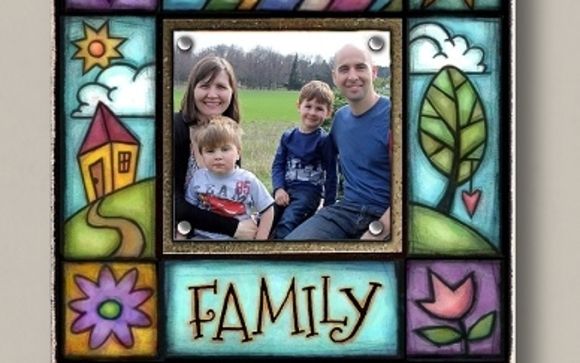 Colorful frames by Spooner Creek Designs by The Terry Janis Collection