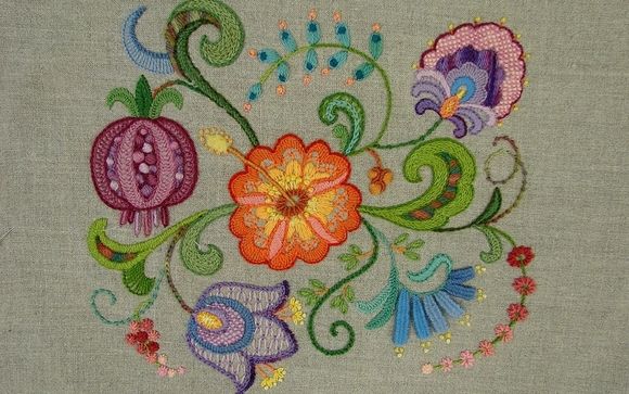 Traditional Crewel Embroidery Kits By Barrani Design Studios In