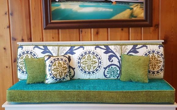 Bench Cushions by Addie's Custom Coverings and Design, LLC