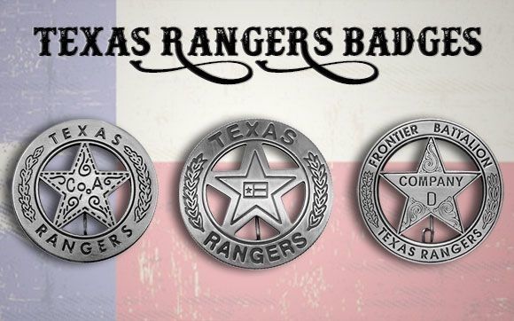 Pieces of History Texas Rangers Mini Badge
