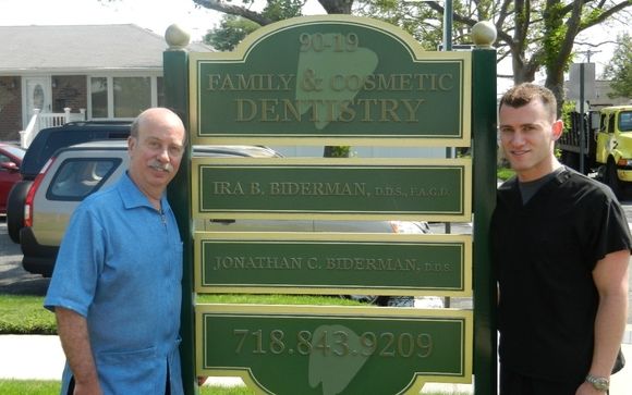 All fields of dentistry, treating the families of Howard Beach since 1981 by Ira Biderman DDS FAGD