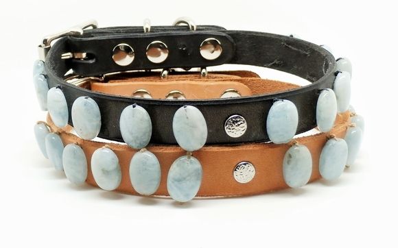 Gemstone sales dog collars