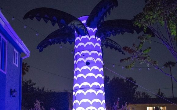 Giant Light up Inflatable Palm Trees by CrowdSync Technology in Los ...