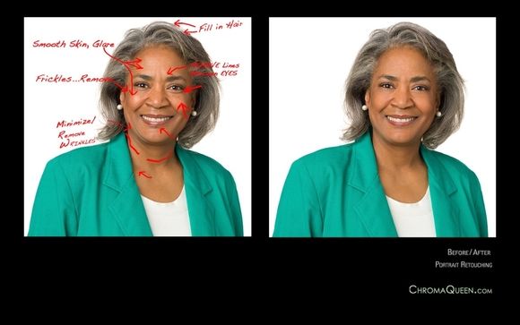 Photo Retouching: Portraits by ChromaQueen