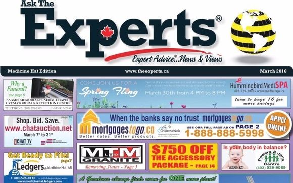 Ask The Experts Newsmagazine by Medicine Hat Experts