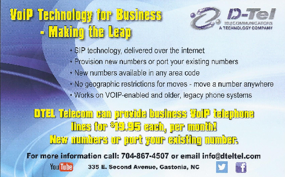 Voice over IP by DTEL Telecommunications