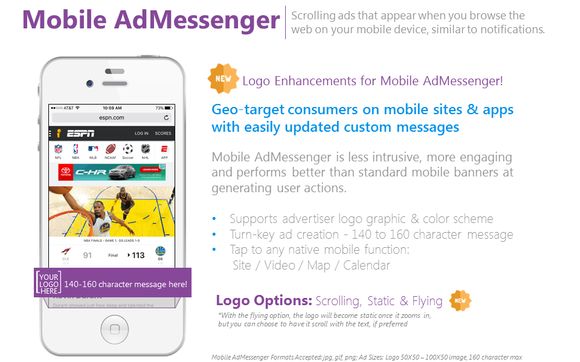 Mobile AdMessenger by Viamedia