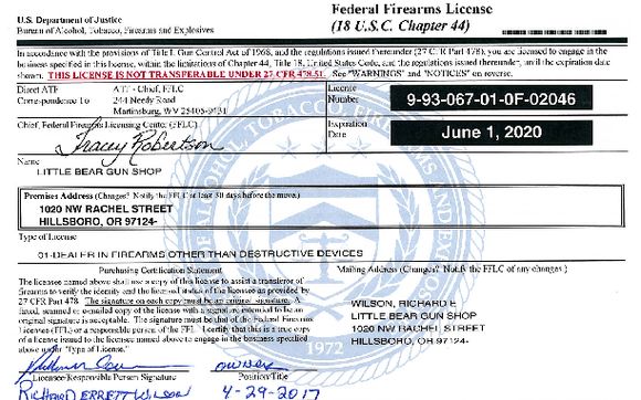 TRANSFER AGENT FOR ALL YOUR FIREARM NEEDS by Little Bear Gun Shop