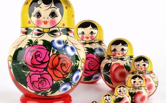 Round Traditional Matryoshka by The Russian Store