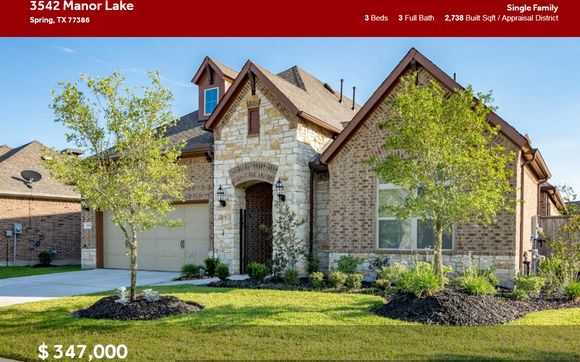 Custom Websites for Home Listings! by The Woodlands Realty Group