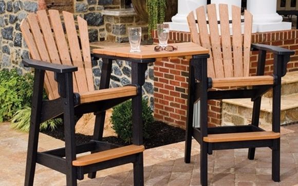 Adirondack dining chairs by American Recycled Plastic Inc - Quality outdoor furniture & plastic lumber products