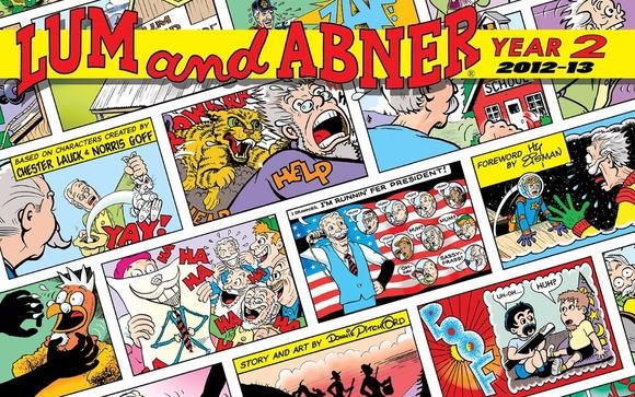 "Lum and Abner Year 2" (2012-13) book by "Lum and Abner" Comic Strip