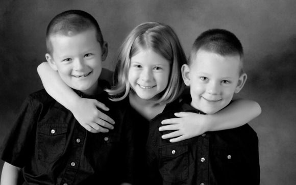 Black & White Children and Families by Shana Watkins Photography
