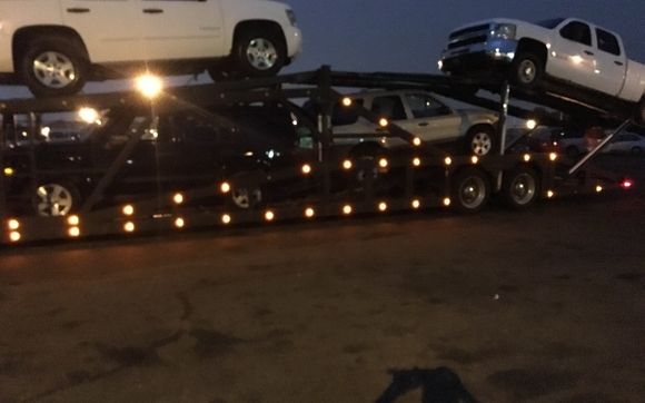 Car transport by COBRA TRUCKING  CORP