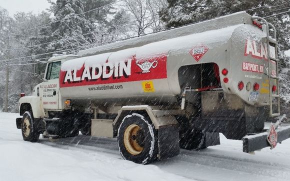 Full service fuel oil dealer. by Aladdin Fuel Service