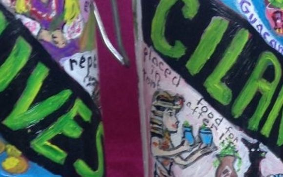 Whimsical Glass Spice Jars by STV Designs