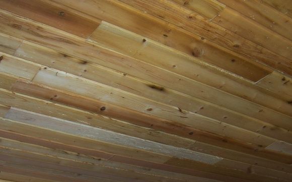 box car siding ceiling | www.Gradschoolfairs.com