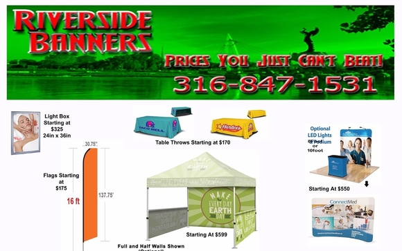 Banners, signs, decals, by Riverside Banners in Wichita, KS - Alignable