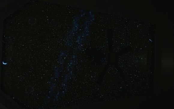 Night Sky Mural in the bedroom by Night Sky Murals
