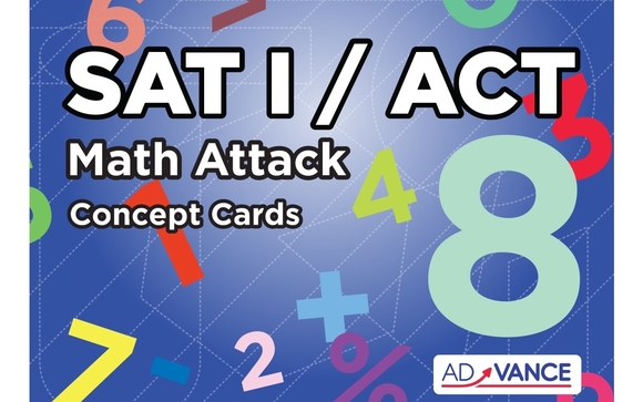 AdVANCE SAT I / ACT Math Attack Concept Cards by AdVANCE Test Prep in ...