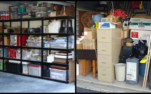 Garage Storage Unit Off Property Organizing By Present Moment