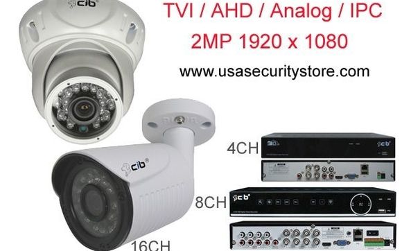 HDTVI 1080P Security Surveillance video System by USA Security Store