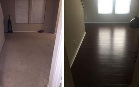 Solid Or Engineered Wood Before And After By Empire Today Lake