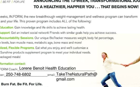 IN.Form Coaching Program for Lifelong Health by Benoit and Associates Health Education