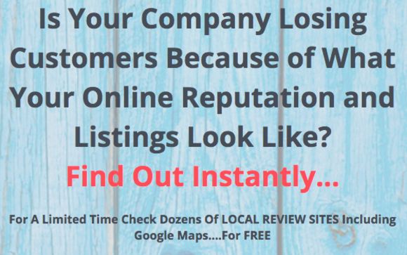Free Online Reputation and Local Listings Audit by Worth Social, Ltd