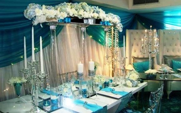 Aqua Blue Wedding by Xceptional Events, LLC.