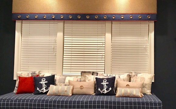 Nautical Cornice by Rowland's Upholstery Plus