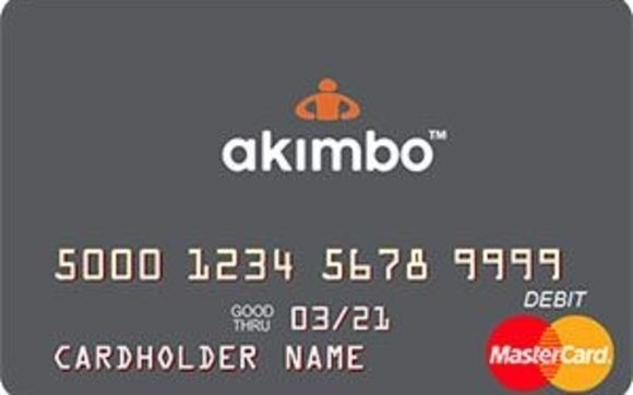 Image result for Akimbo Prepaid Mastercard®