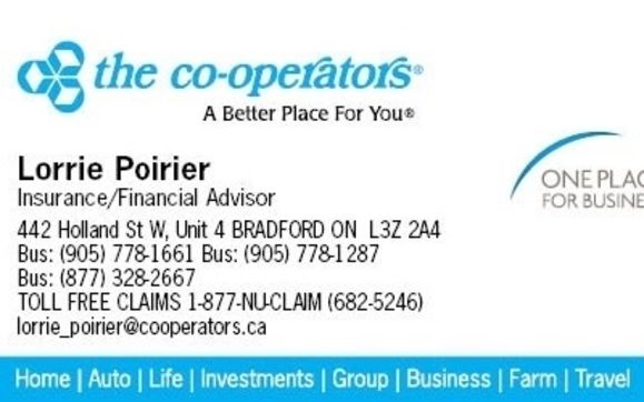 INSURANCE / FINANCIAL SERVICES by Gary Laakso Financial Services Inc / The Co-operators