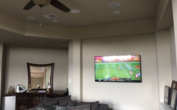 Gameroom setup by Safe N Sound Home Theater and Surveillance