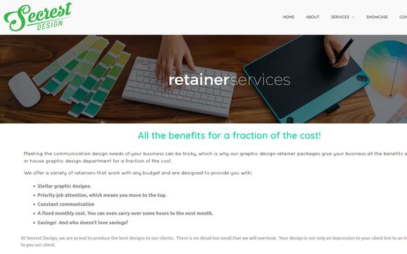 Retainer Services by Secrest Design Associates