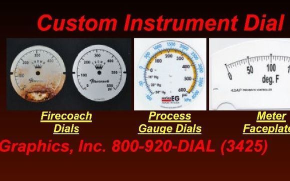 Custom Gauge Dial Conversions by CAD Graphics, Inc