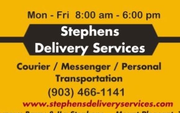 Transportation by Stephen's Delivery Service