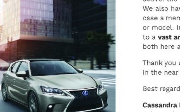 LUXURY VEHICLE by JIM HUDSON LEXUS AUGUSTA