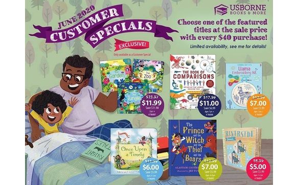 June Specials  by Usborne Books & More