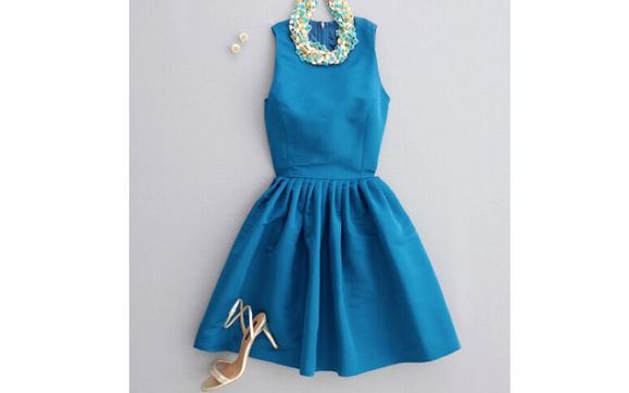JEWEL NECK PARTY DRESS by CHLOE AND REESE
