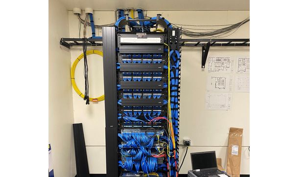 Small IT network cabling build out by Wirenet Communications, Inc.