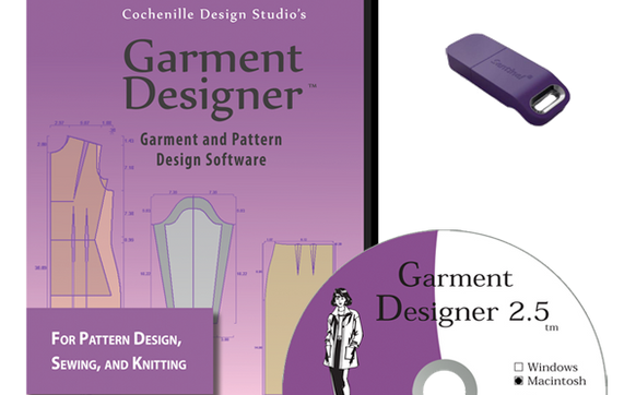 Software to use in designing for clothing, knitwear, textile arts. by Cochenille Design Studio