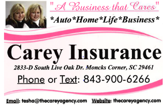 Insurance by Carey Insurance LLC in Moncks Corner, SC