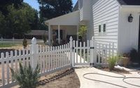 Vinyl scallops  by Fences Buy The Foot