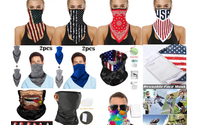 Seamless Neck Gaiter Bandanas Scarf with Safety Carbon Filters, Sport Outdoor Protective Equipment by YT Medical Group